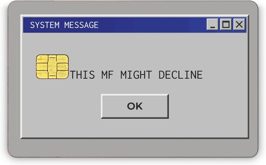 Windows System Message Meme Card Cover